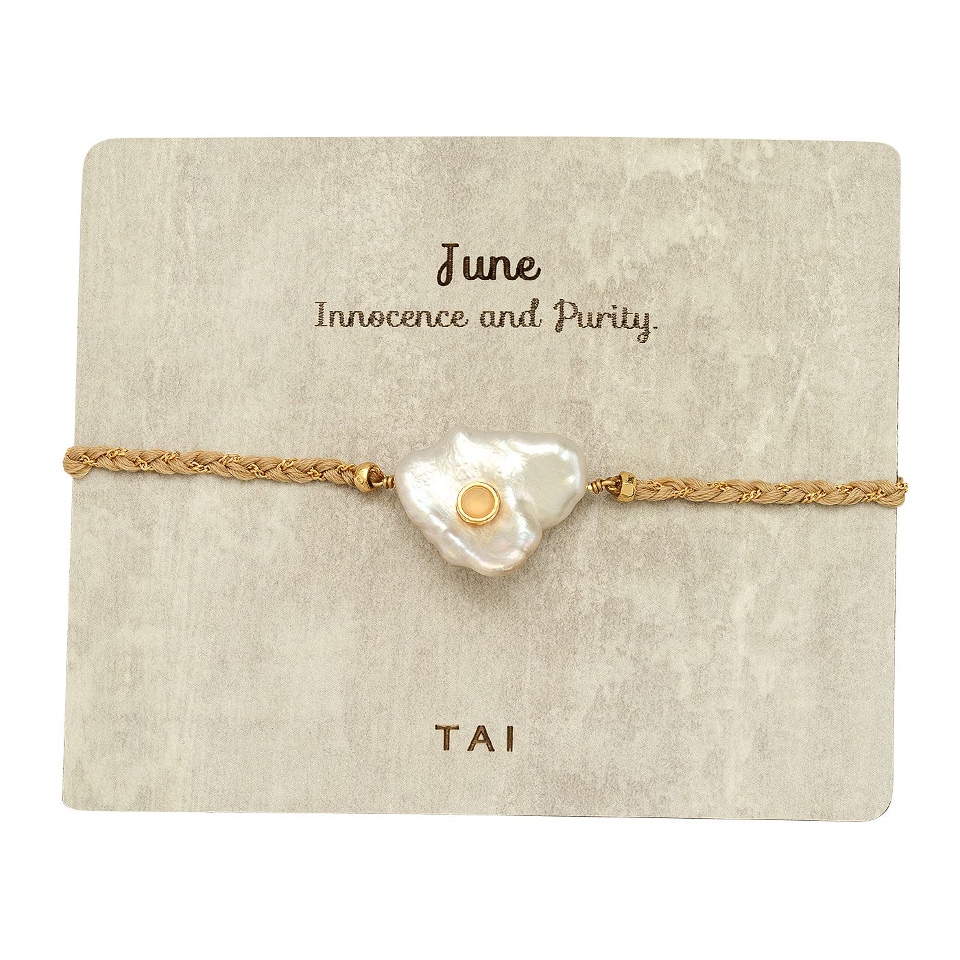 Birthstone Baroque Pearl Bracelet - Image 6