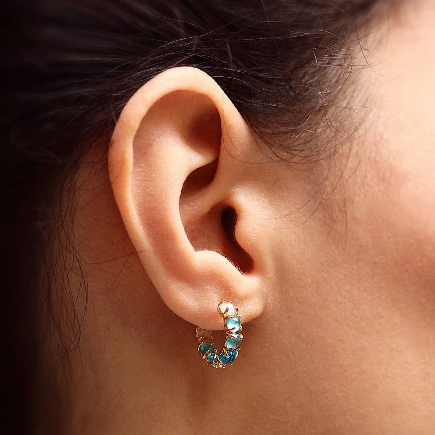 Birthstone Huggies - Image 4