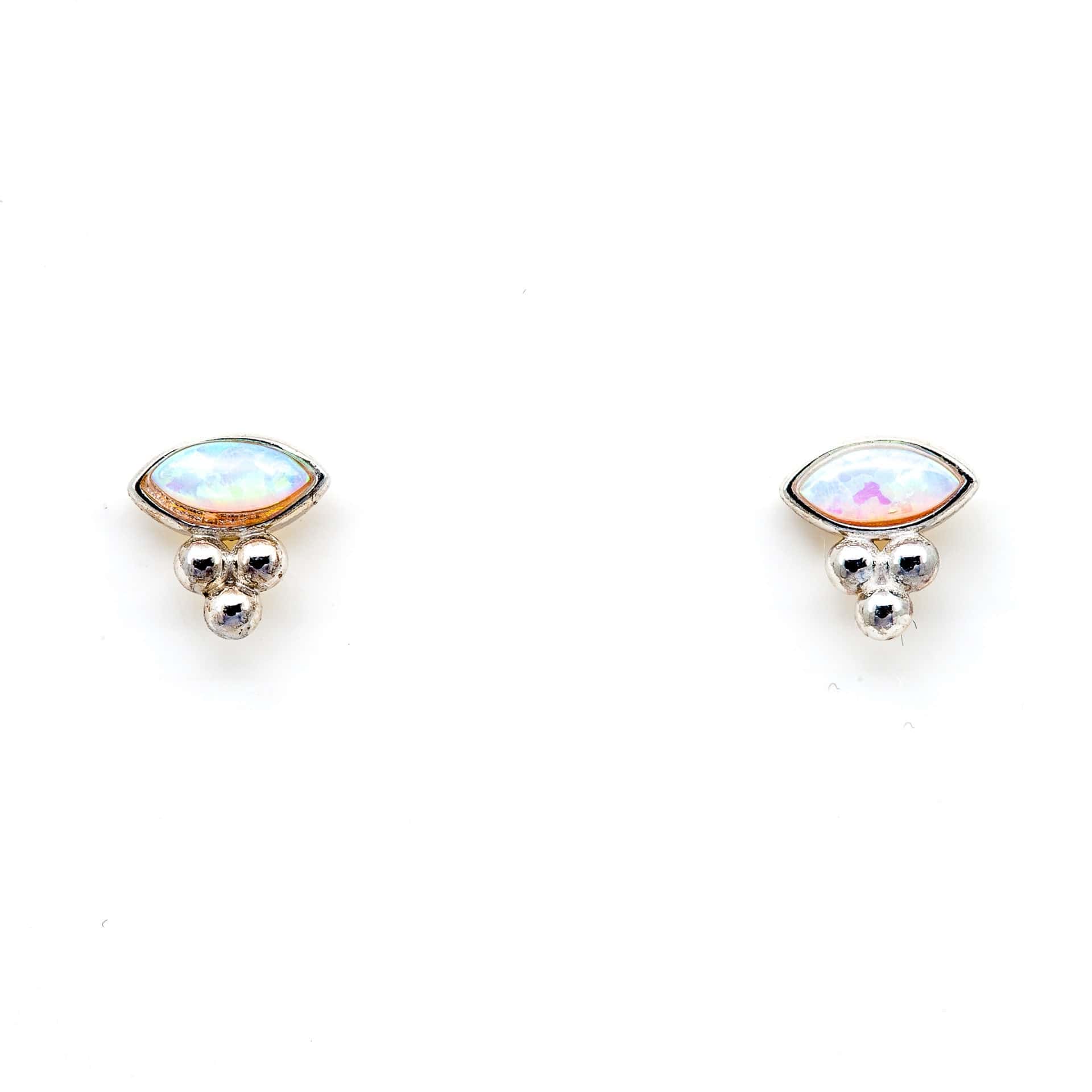 East-West Opal Studs - Image 3