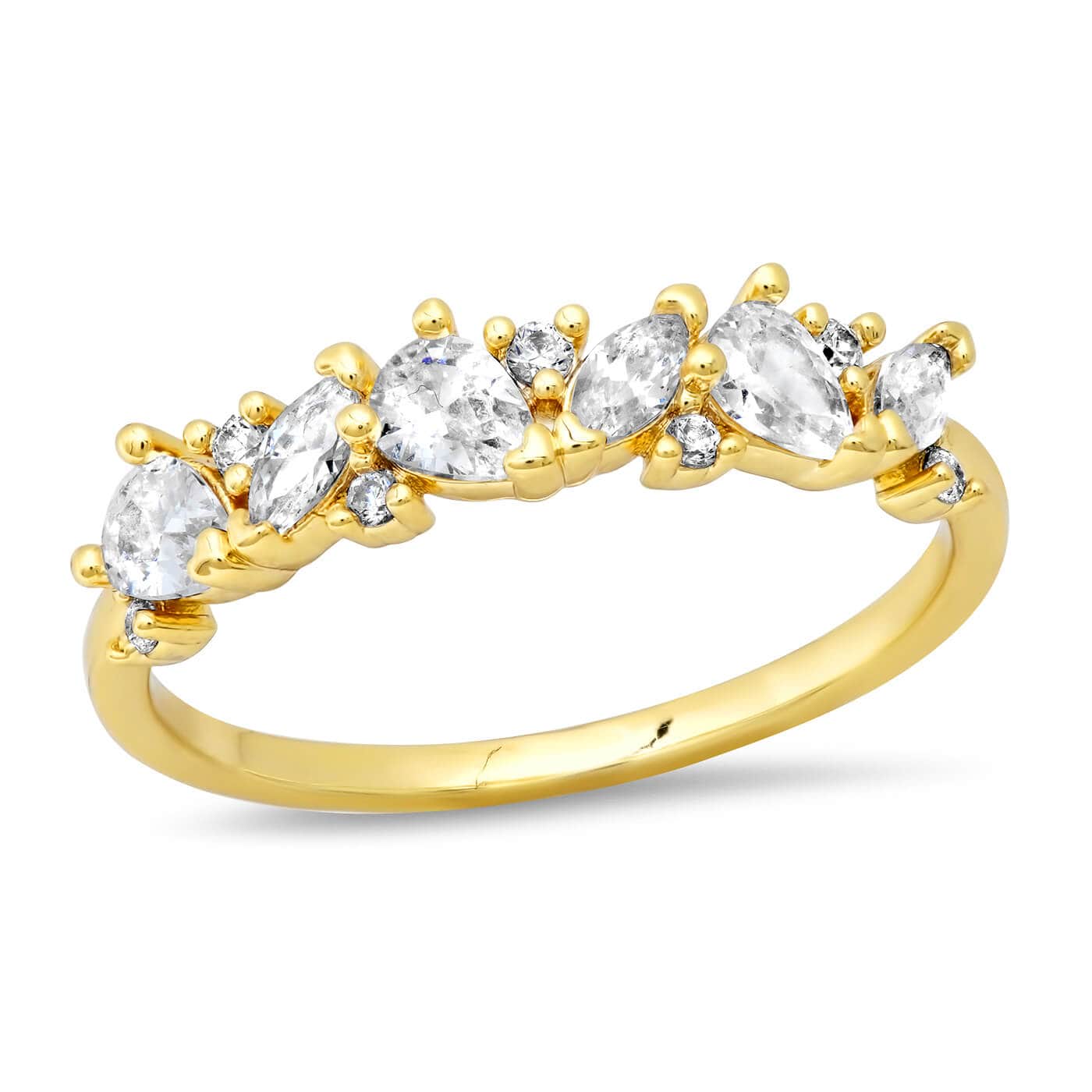 Marquis Stone Band Ring - Image 3