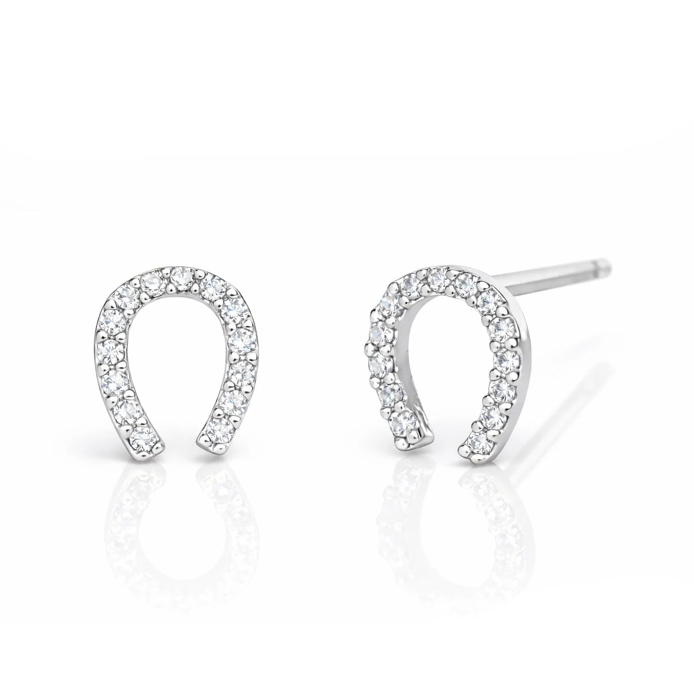 Mini Horseshoe Earrings - Image 3