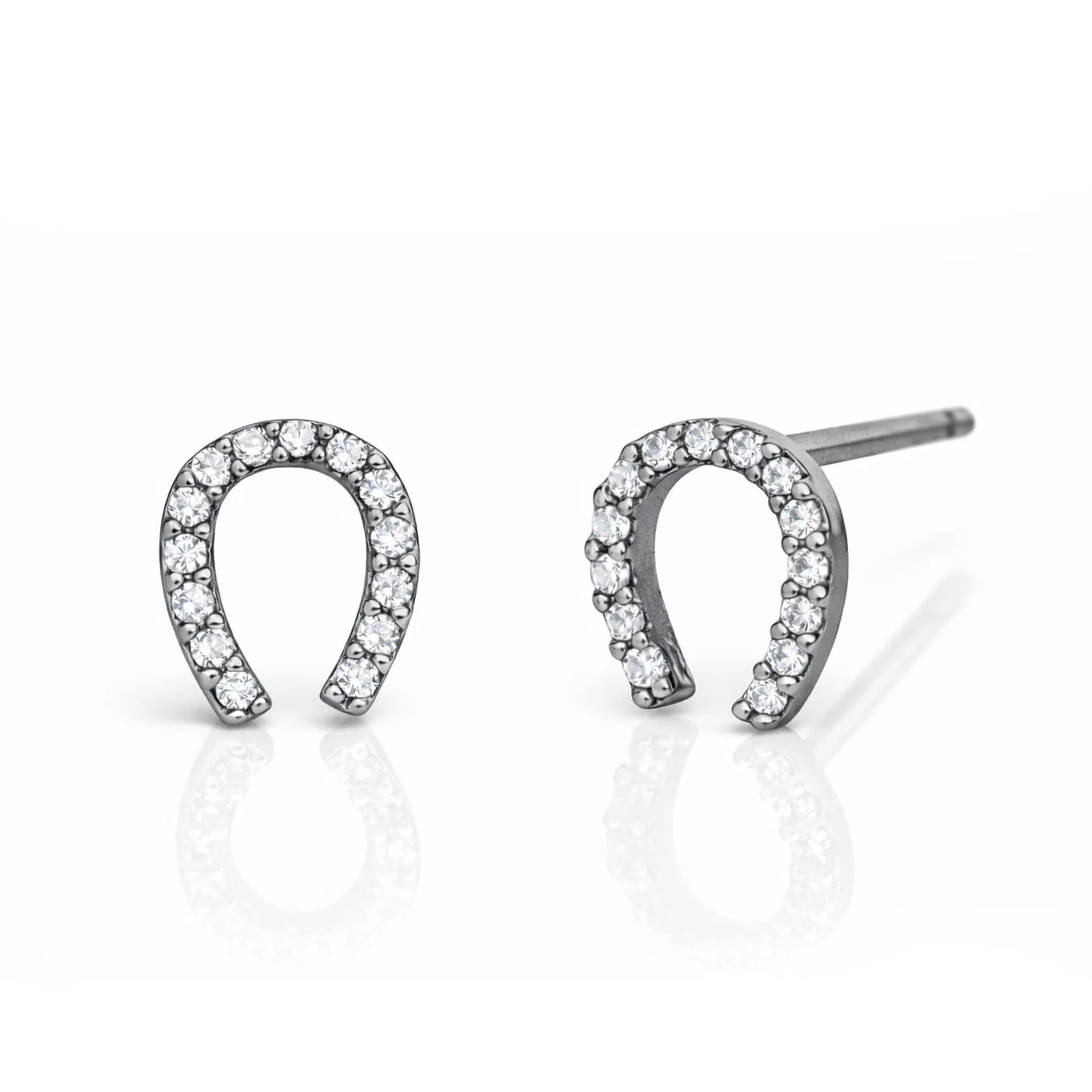 Mini Horseshoe Earrings - Image 5