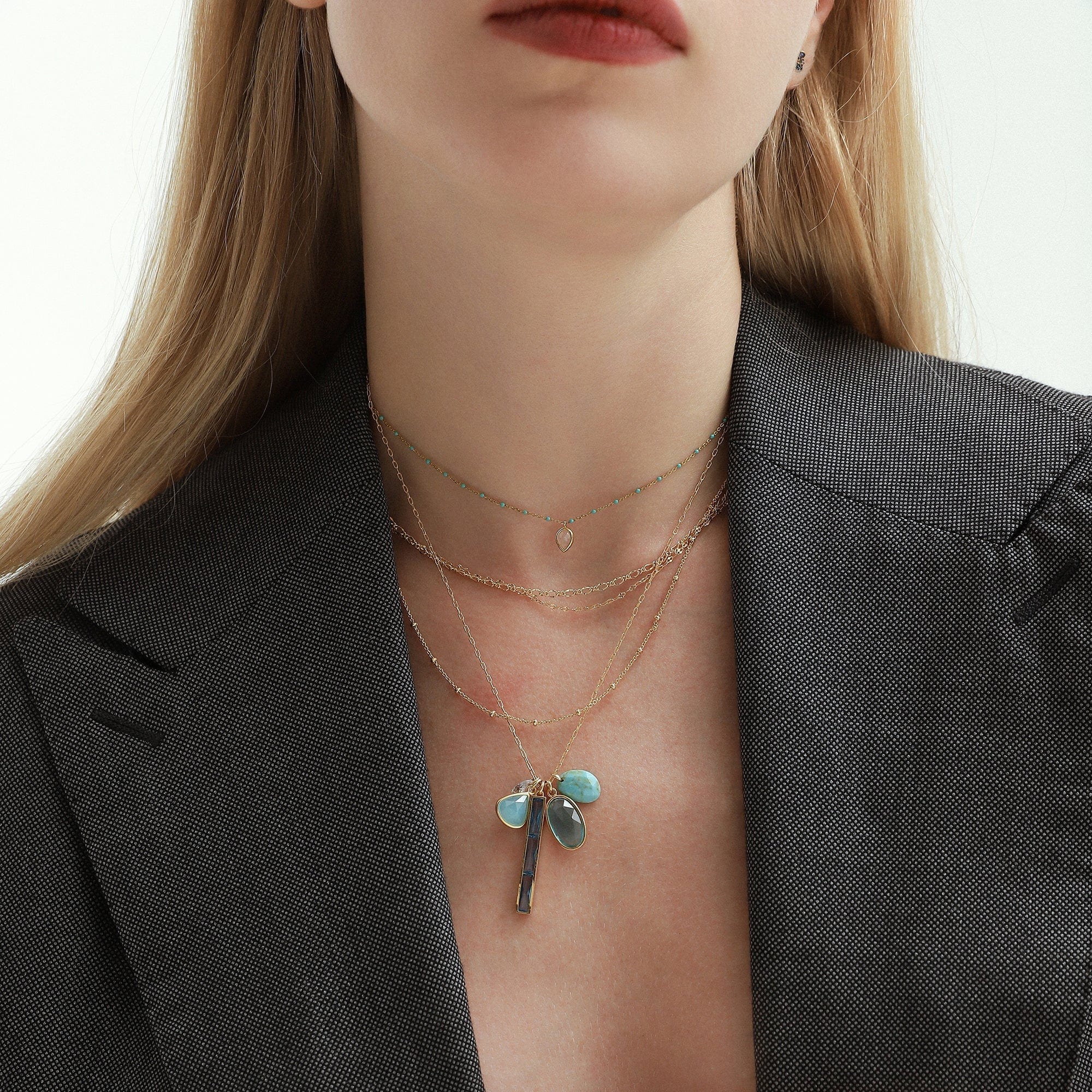 Birthstone Charm Necklace - Image 4