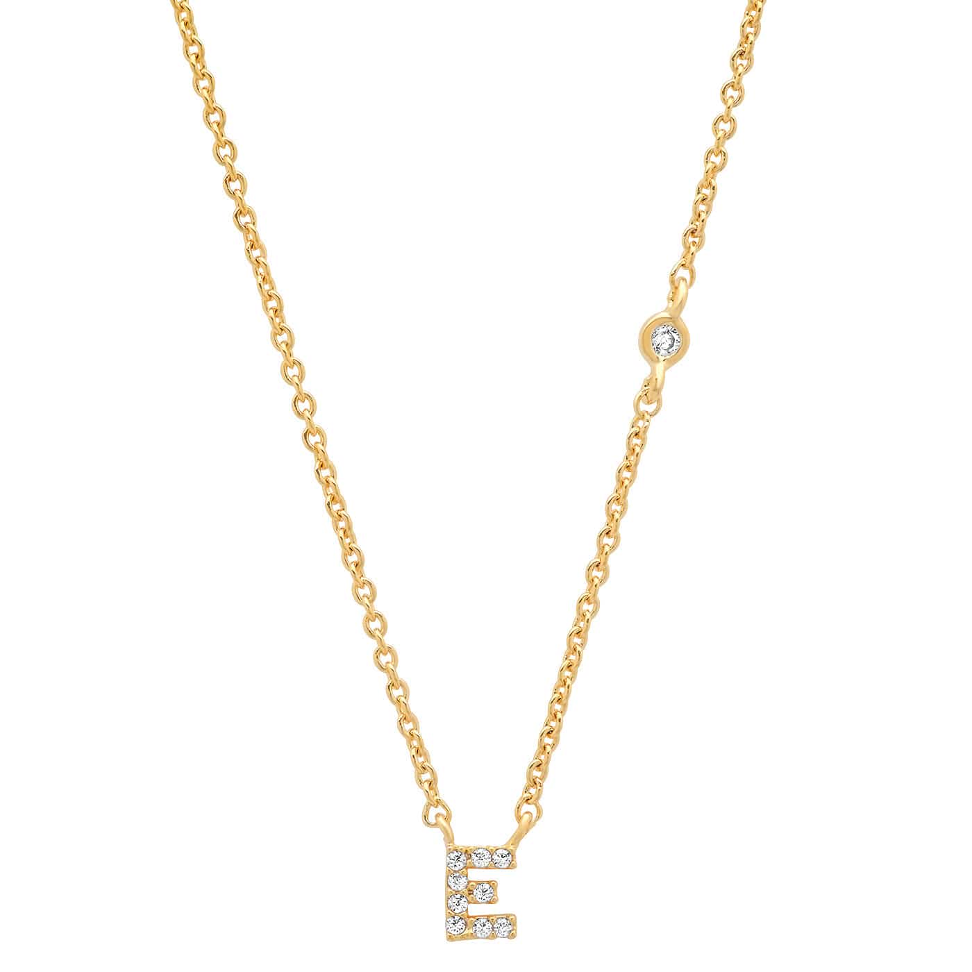 CZ Initial Necklace - Image 7