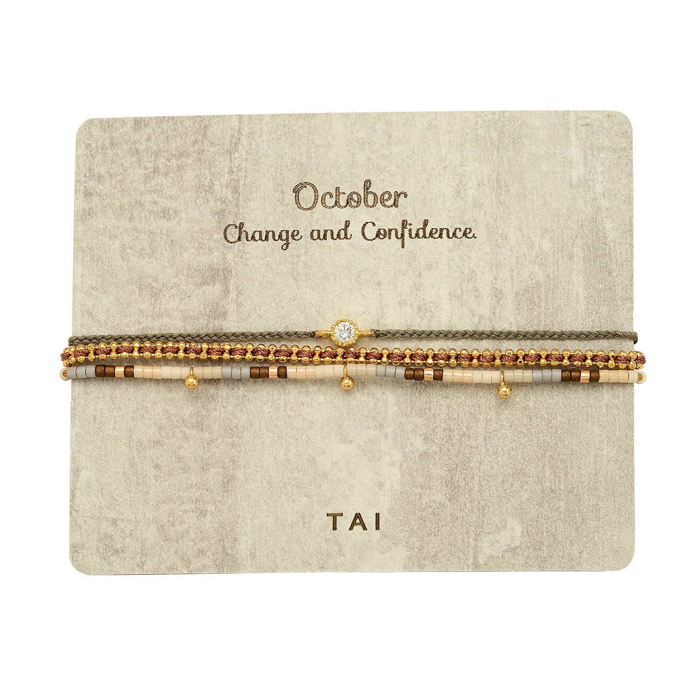 Handmade Pull Tie Birthstone Bracelets | Set Of 3 - Image 11