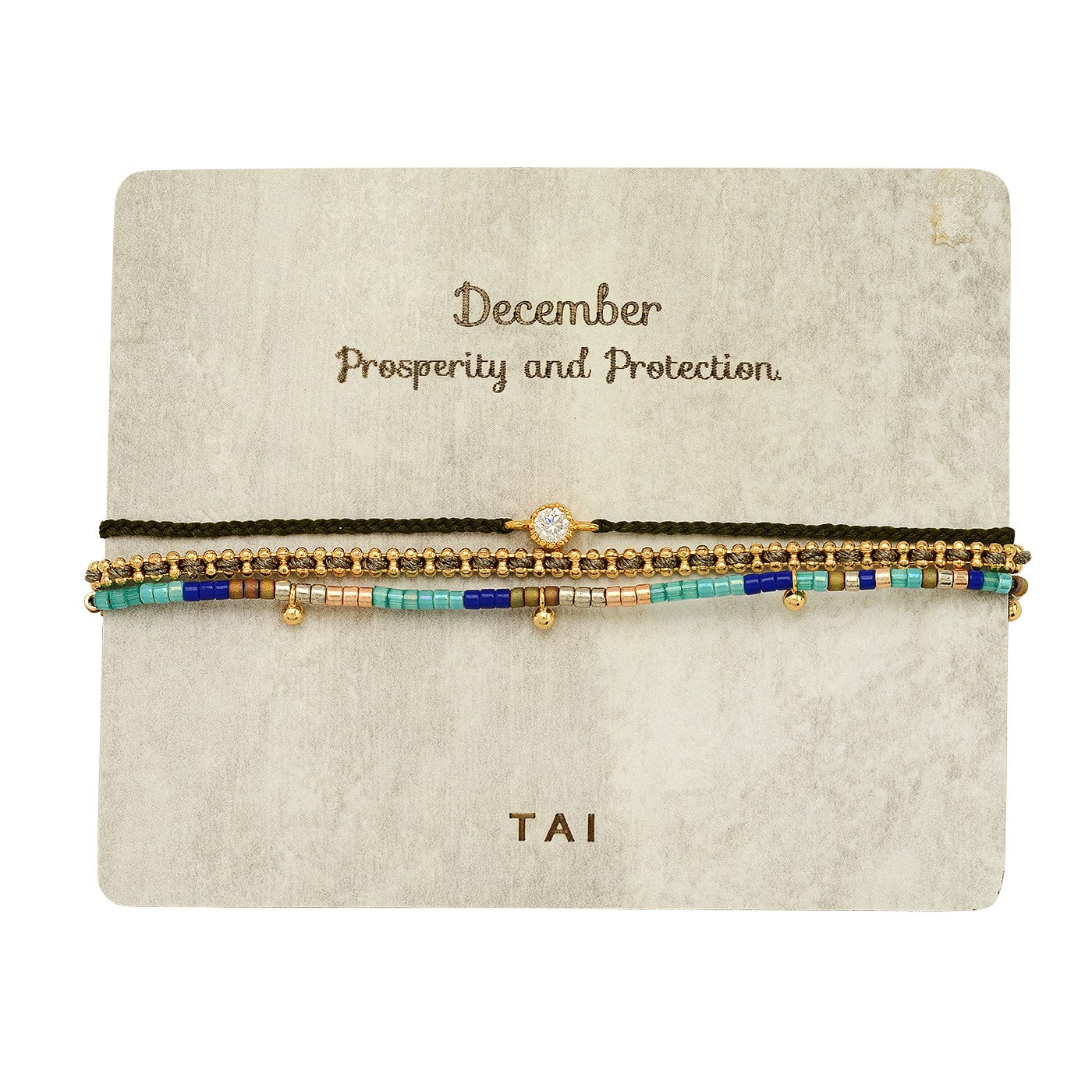 Handmade Pull Tie Birthstone Bracelets | Set Of 3 - Image 13