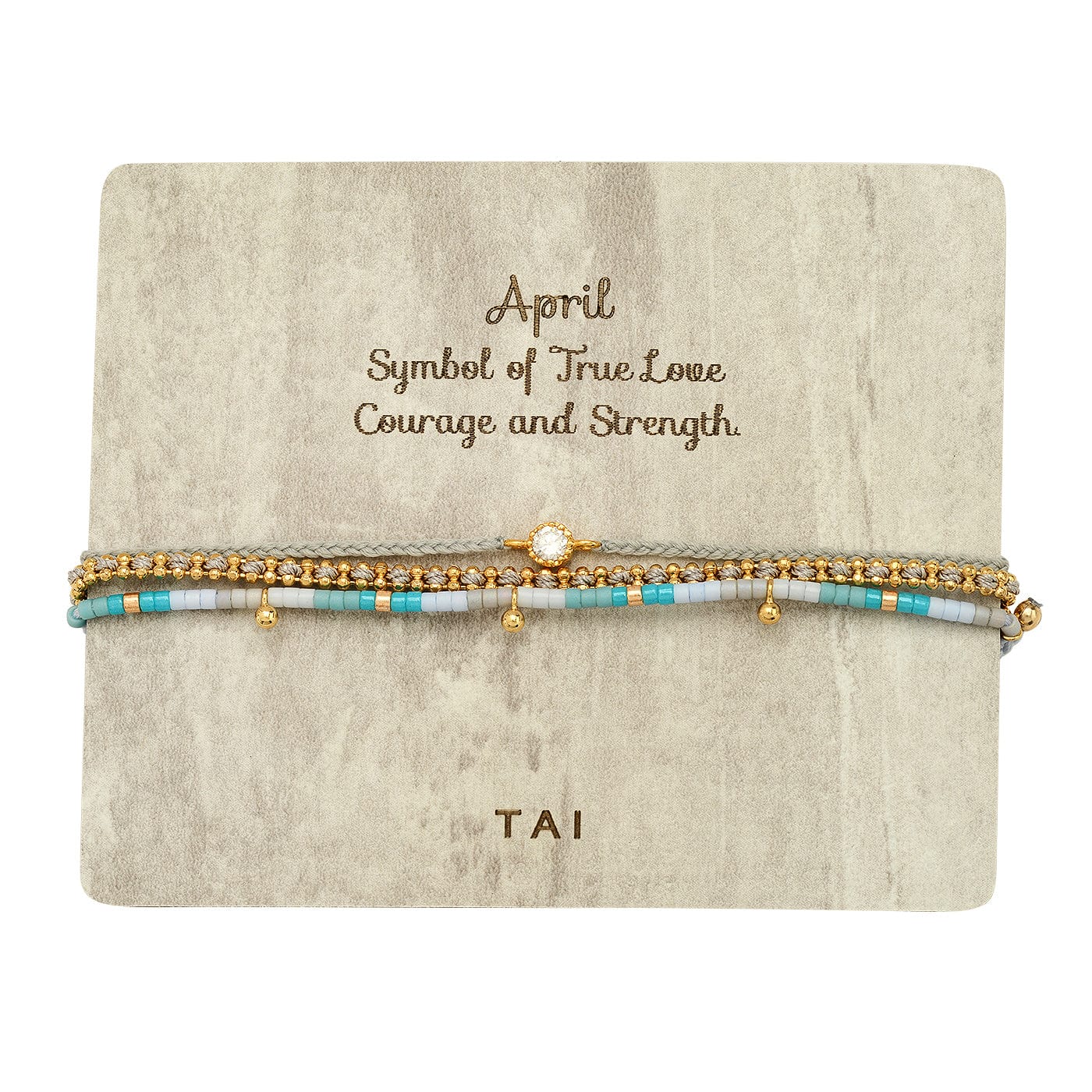 Handmade Pull Tie Birthstone Bracelets | Set Of 3 - Image 5