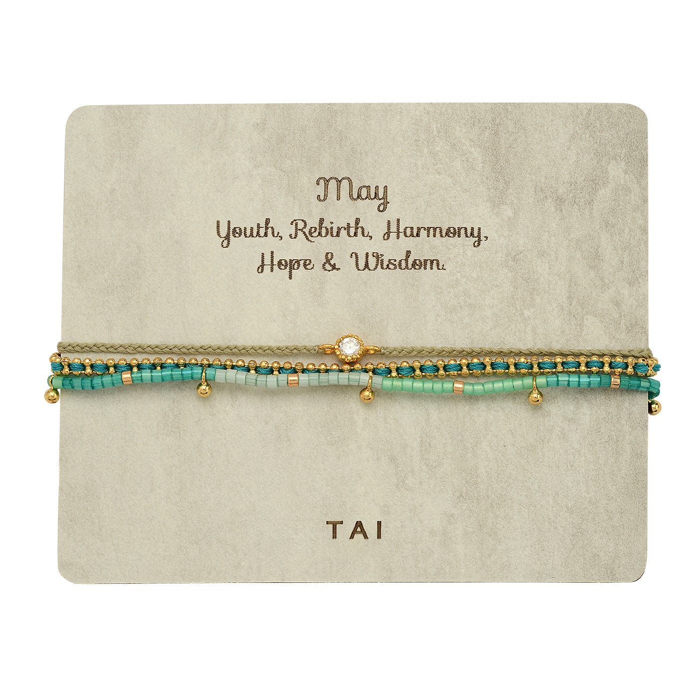 Handmade Pull Tie Birthstone Bracelets | Set Of 3 - Image 6