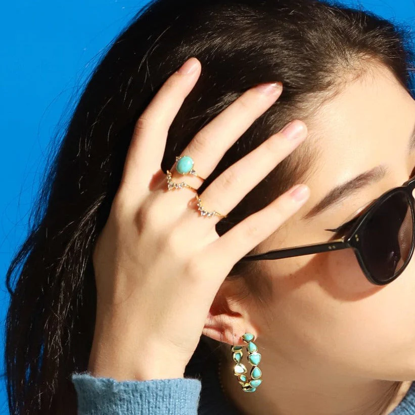 Vintage Birthstone Ring Set - Image 7