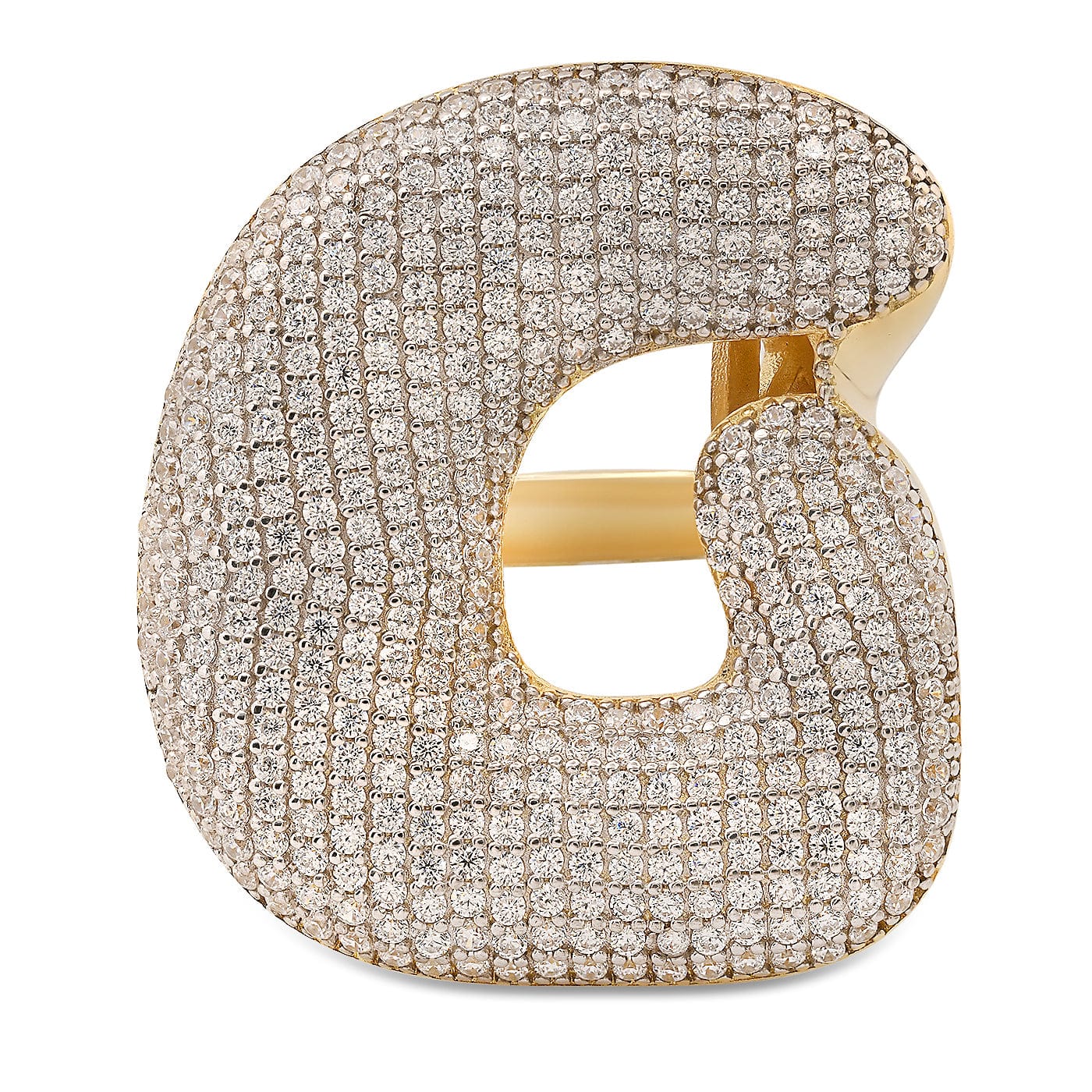 Twinkling Monogram Ring - Image 7